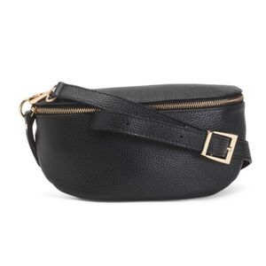 VIOLA CASTELLANI Made In Italy Leather Waist Bag